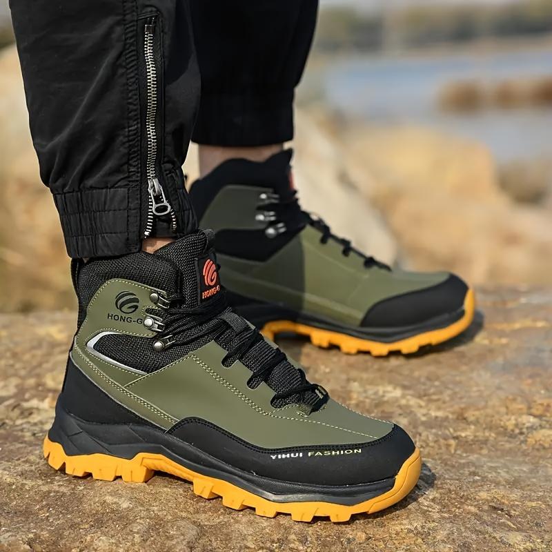 Waterproof Safety Boots Men Steel Toe Work Boots Anti-smash Stab-resistant Indestructible Protective Shoes Comfortable Mens Boot