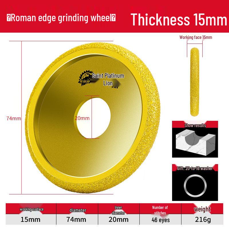 Taichung Diamond Grinding Tool for Marble, Quartz, and Tile Polishing and Trimming
