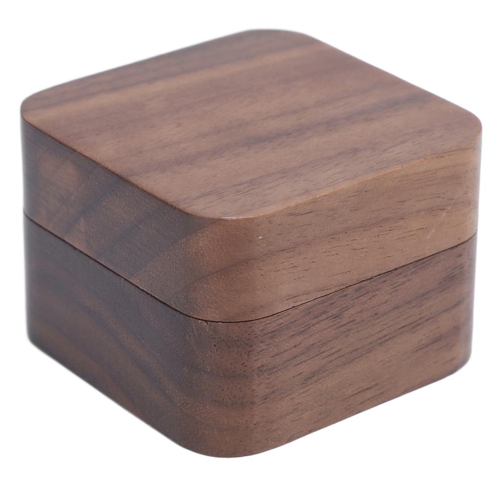 Träring Presentask Magnetisk Förslutning Förlovningsringhållare för Bröllopsceremoni