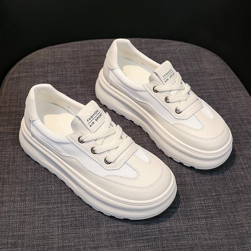 

Обувь нового стиля Универсальные кроссовки Обувь на толстой подошве Спортивная Дышащая Модная и Повседневная Женская обувь 40 бежевый