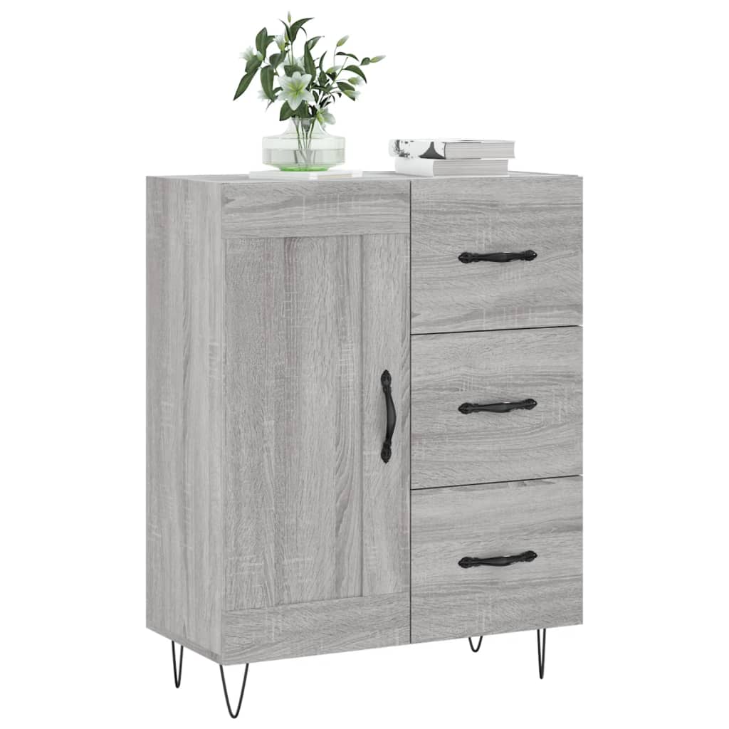 Sideboard Gray Sonoma 69.5 x 34 x 90 cm Particleboard