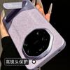 For Huawei Mate 80 Pro Case Stamp PU Leather Electroplating PC Lightweight With Bracket Cover Equipped Camera Protection Shell
