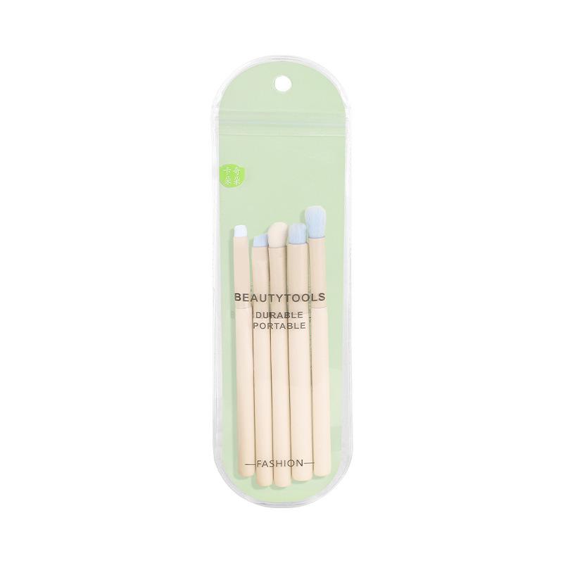 

Morandi Makeup Brush Set: Eye Base, Concealer, Blending, Angled Eyebrow Brushes