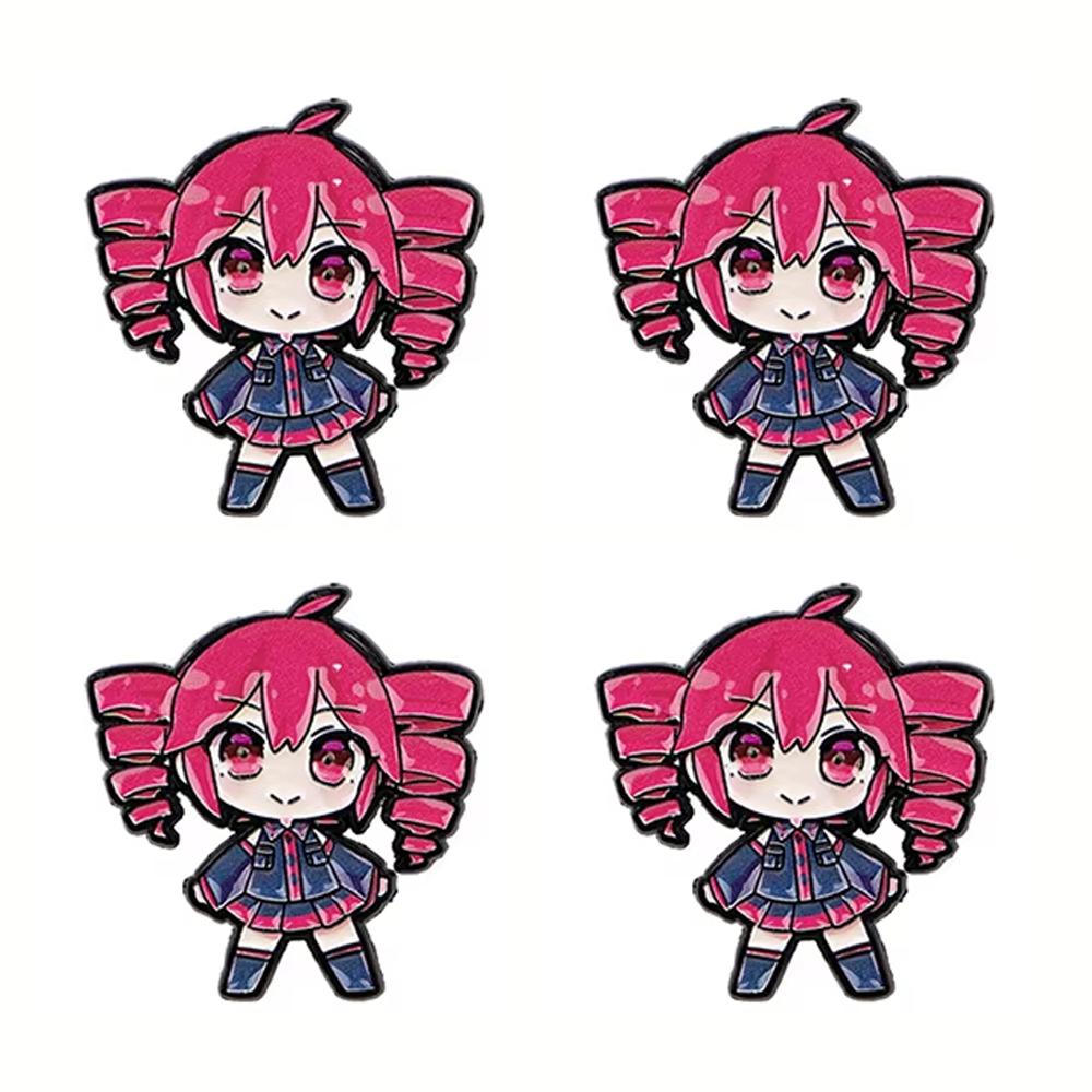 Anime Kasane Teto Enamel Cosplay Brooches