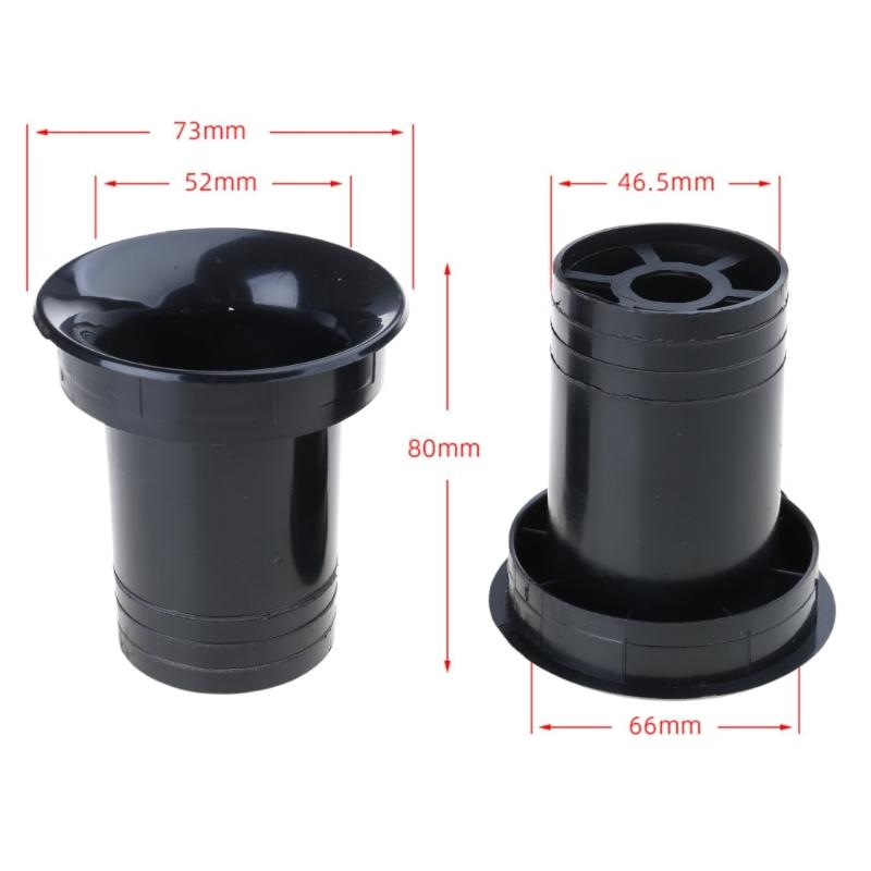 

2PCS Speaker Port Tube Bass Vent Ventilation Connectors Quality Plastic Bass Tube for DIY Speaker Project Upgrades