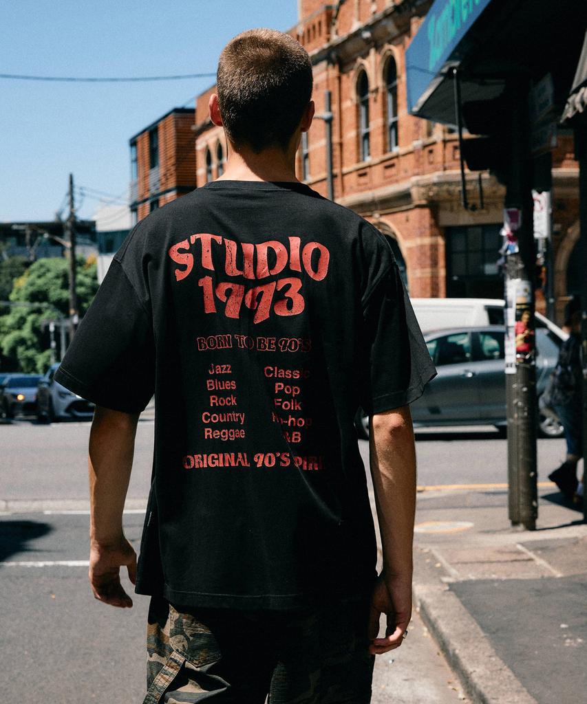 1993STUDIO [2Pack] Wave Studio Graphic T-Shirt