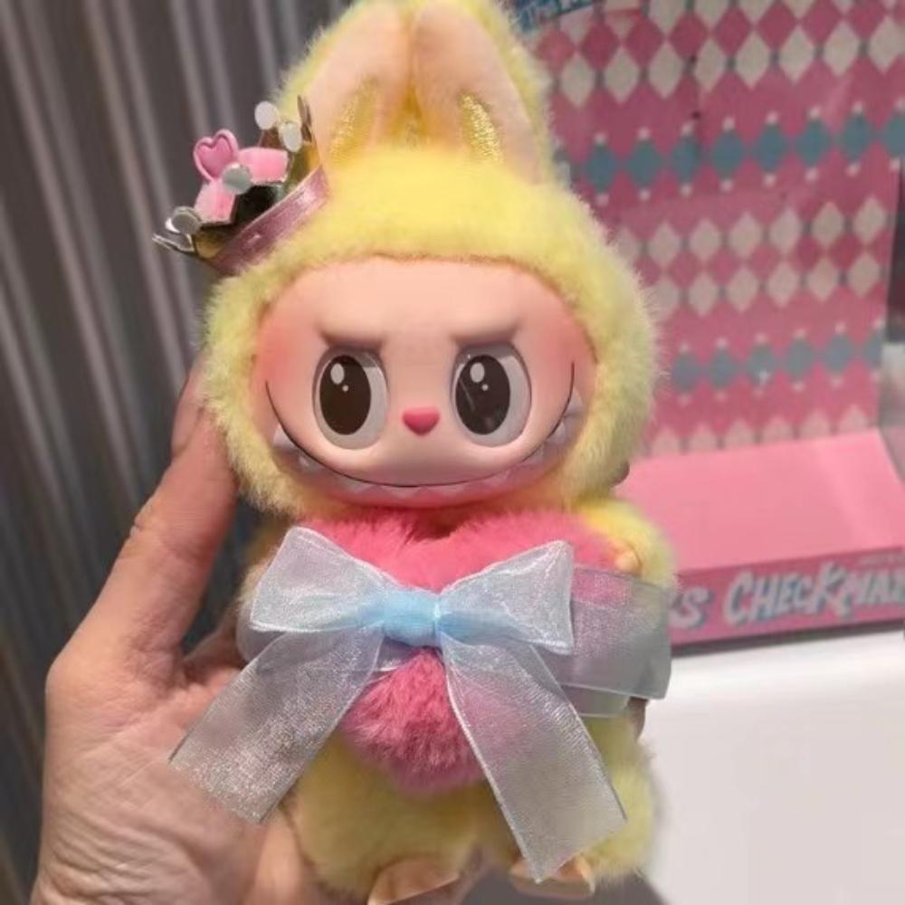 Queen Labu Vinyl Ansiktsdukke Leke for Barn Festival Bursdag Festivalgave Skrivebord Samling Dekorasjon