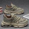 Men's Autumn Retro Dad Shoes: Trendy, Thick-Soled, Versatile Casual Running Sneakers