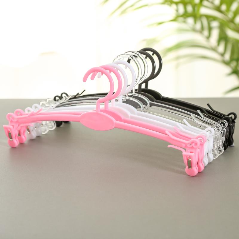 Soft Rubber Lingerie Hanger with Clips for Bras and Panties