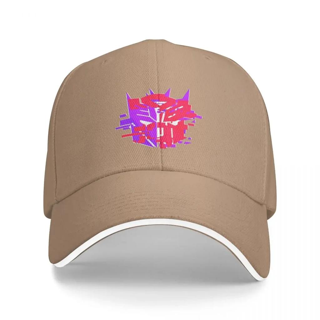 Double Badge Glitch (v) Cap Fashion Casual Baseball Caps Adjustable Hat Hip Hop Summer Unisex Baseball Hats