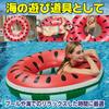 Boono Watermelon Float Rings for Adults, 120cm, Swimming Pool, Ocean, and Water Toys (Set of 2)