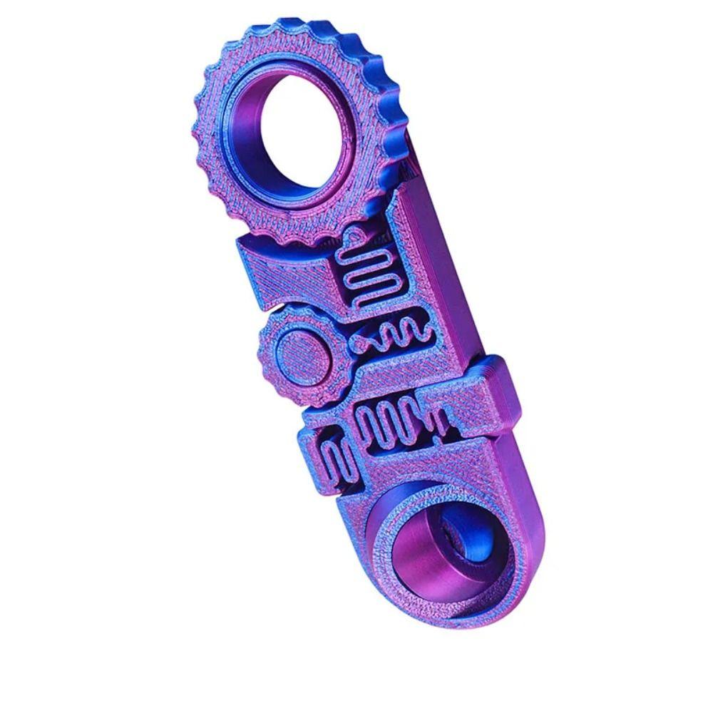 5-in-1 Hand Spinner Gearwheel Spinning Top Spring Gear Chain Gyroscope  Adult