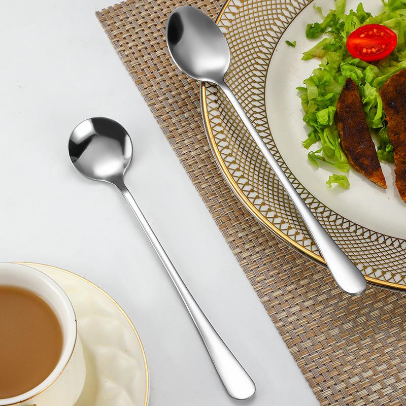 1010 Series Stainless Steel Tableware: Hotel Spoon, Steak Knife, Fork, Dessert Spoon, Coffee Spoon, Fruit Fork, Cake Spatula