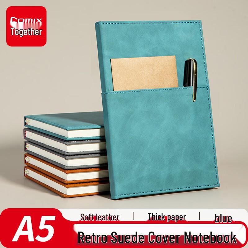 COMIX A5 Sheepskin-Feel Notebook