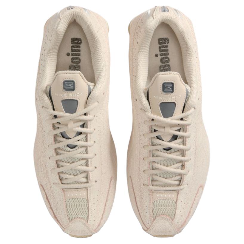 Nike Shox R4 Natural Metallic Silver Men Sneakers Cream IO4544-100