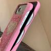 Premium sense three-dimensional flash diamond white background rose red love is suitable for Apple 17promax mobile phone case iphone16 new women's