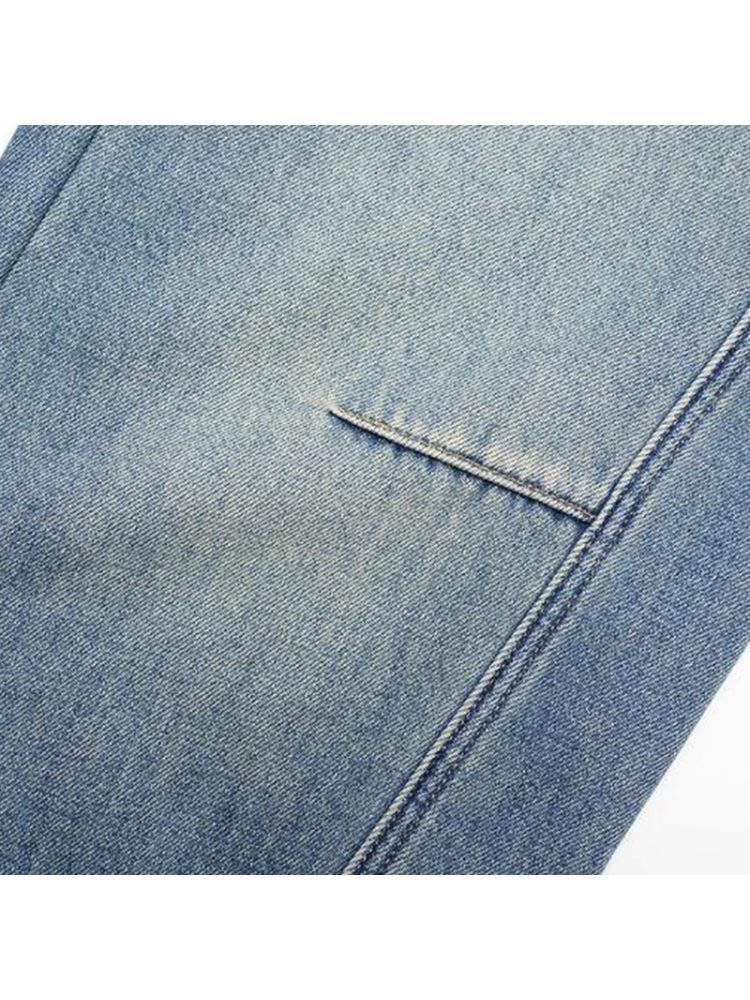 High-Waisted Women's Scimitar Jeans: 2025 Spring & Autumn Wide-Leg Slimming Banana Pants