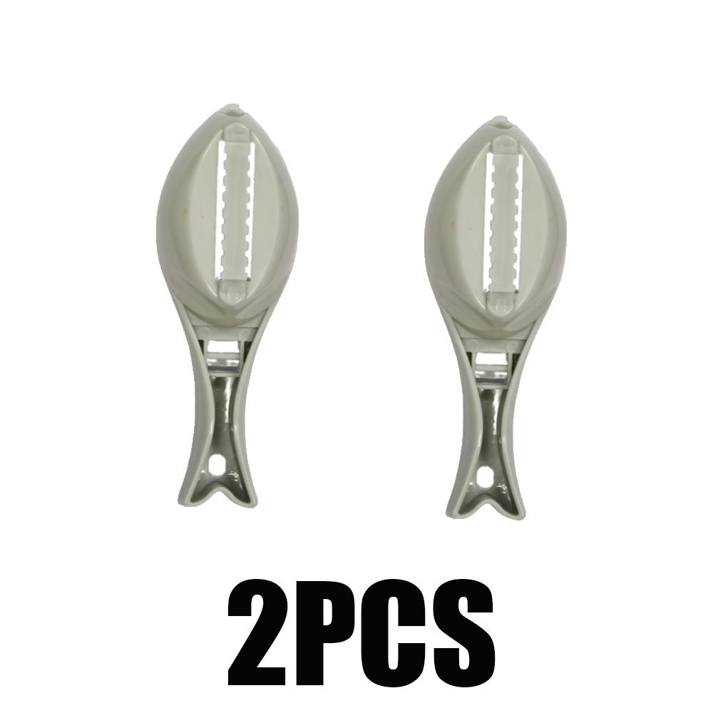1/2/3pcs Fish Skin Brush Scraping Kitchen Fish Scale Cleaner Fast Remove Fish Knife Cleaning Peeler Scaler Scraper Kitchen Tool