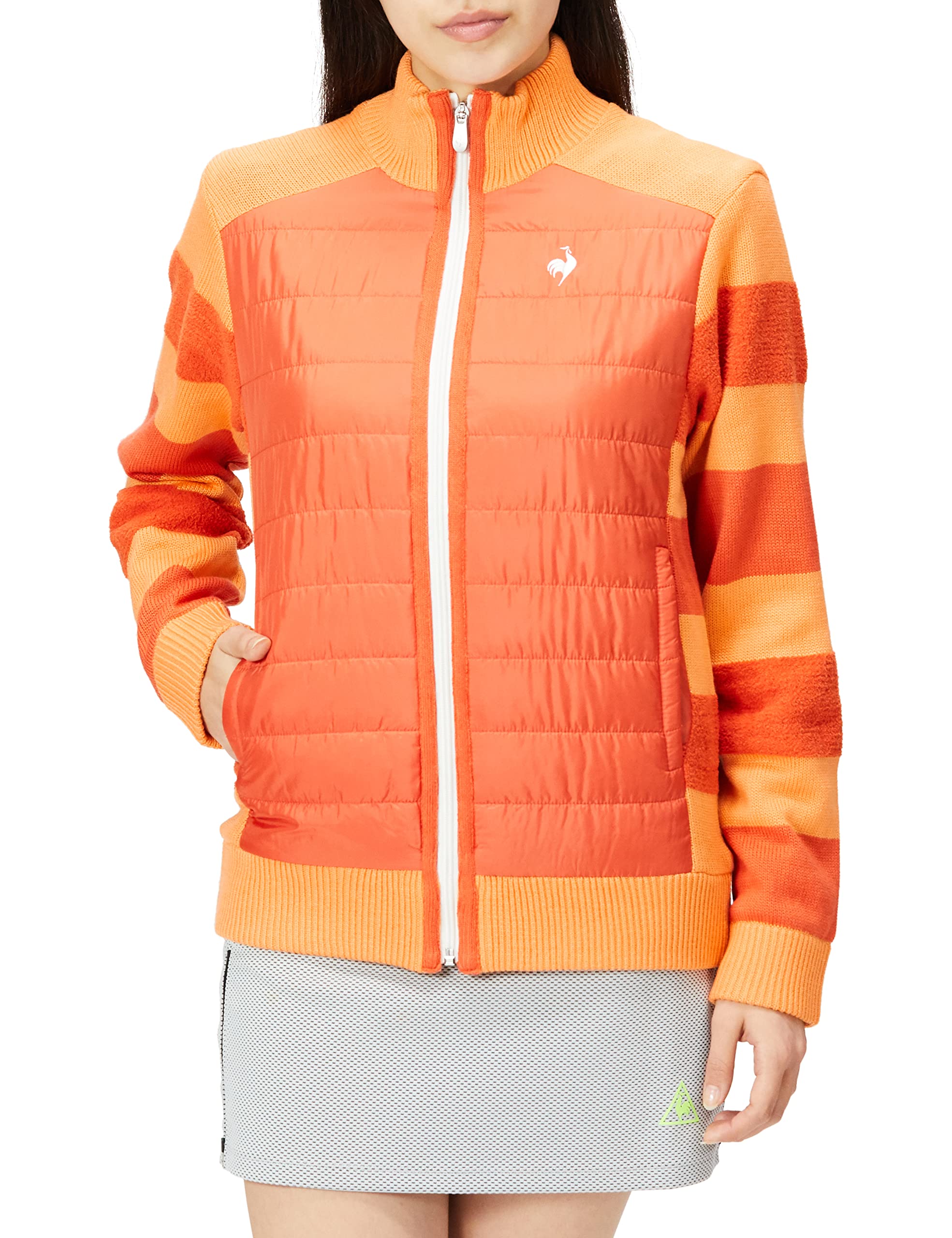 

Le Coq Sportif Golf Модель 2022 года Гольф Actively HeatNavi Легкий в движении OR00 Японский размер 2L Осень/Зима Свитер, Утепленный, Ветрозащитный, Эластичный, Гибридный,