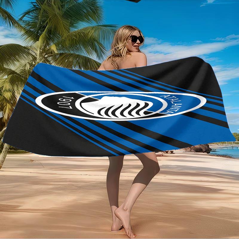 Atlanta Fc Emblem Design Beach Towel Microfiber Beach Towel, Lightweight and Quick-Dry, for Summer Travel, Swimming Pool Fan Birthday Gift