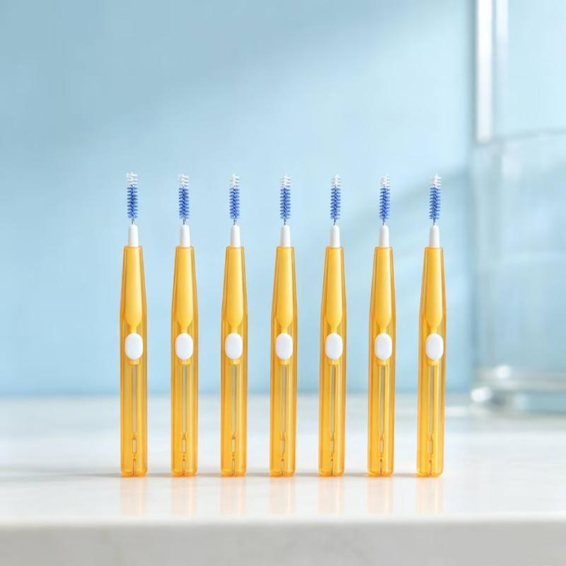10Pcs Cleaning Between Teeth Oral Care Tooth Floss Toothpick Dental Interdental Brush 0.8Mm