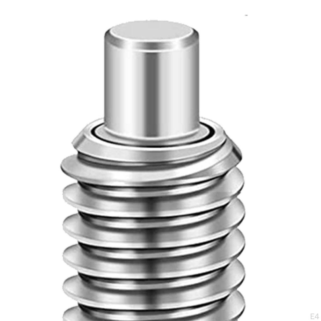 Hand Retractable Spring Plunger with Knurled Handle Release Pins, Compact M6 Quick