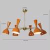 Mid‑Century Modern Brass 12‑Light Sputnik Chandelier – Statement Starburst Ceiling Fixture