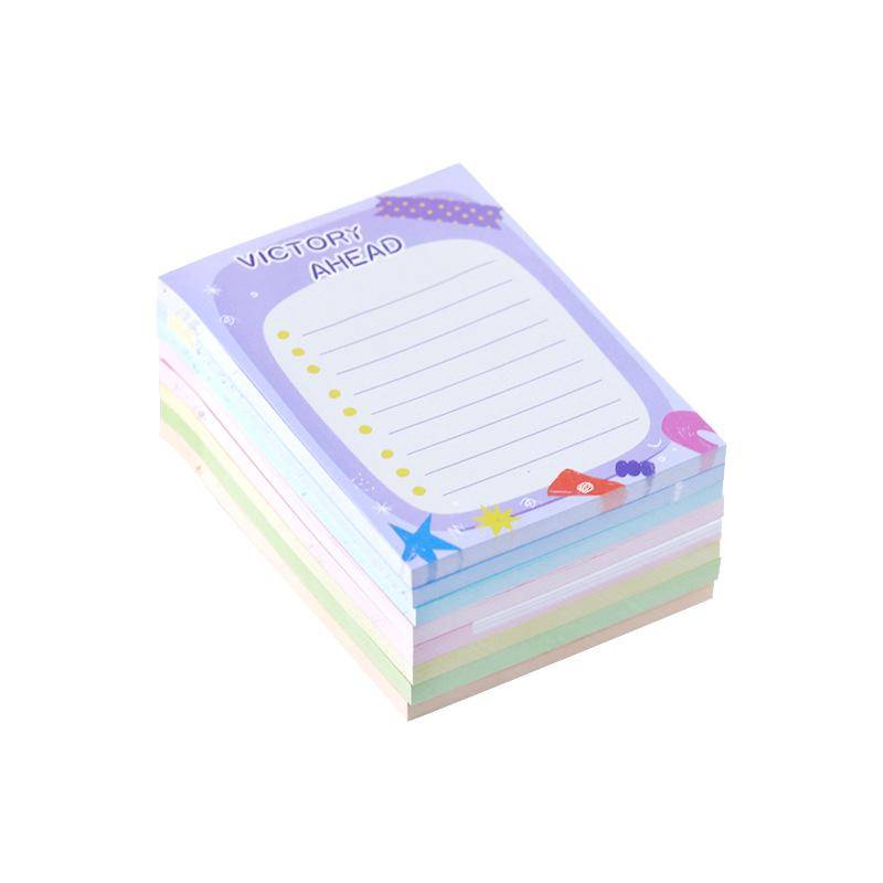 Office School Supplies Creative List Sticky Notes Cute Girly Heart Memo Pads Cartoons Tearable and Pastable Kawai Stationery