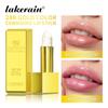 Hallowmas High-pigmented Gold Lipstick Shiny Metallic Matte Velvet Waterproof Long Lasting Sexy Gold Lip Gloss Women Lip Makeup