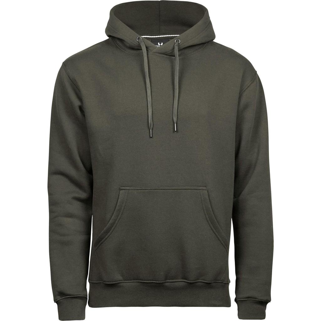 Tee Jays Mens Hooded Cotton Blend Sweatshirt