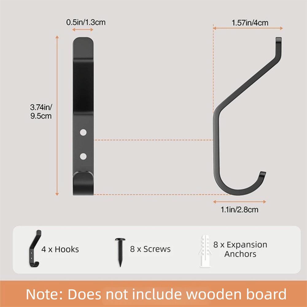 4/5/6/10 Pcs Heavy Duty Wall Hook Wall Mounted Carbon Steel Coat Hook Rust-resistant Strong Load-bearing Door Hook Bathroom Use