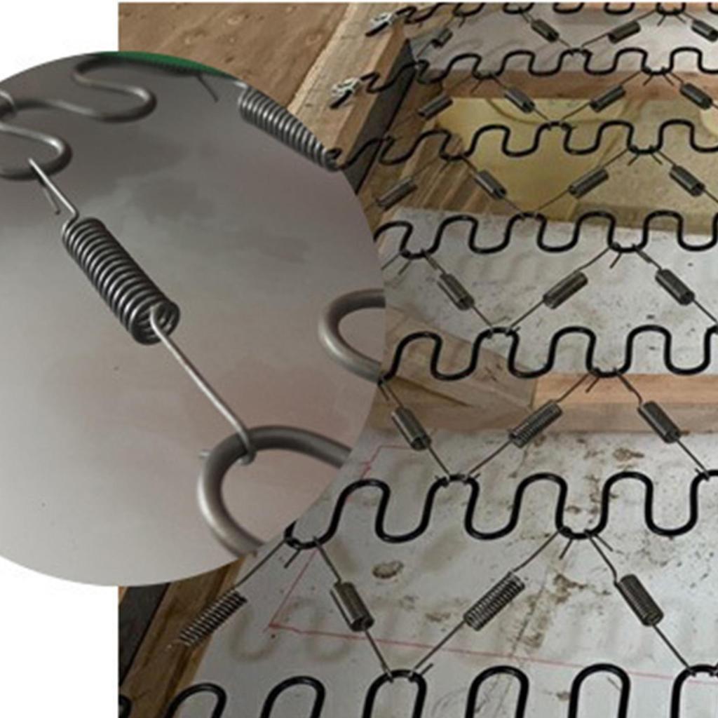 4x Sofa Feder Reparaturset Stuhl Feder Set Teile DIY Zubehör Zig Form Feder für Haus Haushalt Liege Sofa Stuhl