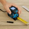 3 In 1 Laser Tape Measure Distance Meter Digital Tape Measure High Precision 40M Retractable Roll Cord Rangefinde Measuring Tool