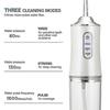 Oral Irrigator 3 Modes Usb Rechargeable Dental Water Jet 220ml Water Tank
