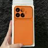 Premium Executive Leather Case for Xiaomi 17T Pro Large Window Lens Protector Cover