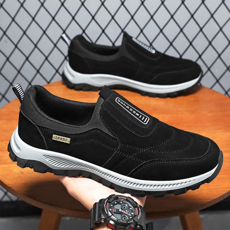 Men's Outdoor Hiking Cross-country Mountaineering Walking Shoes Slip-on Fashionable Sports Shoes
