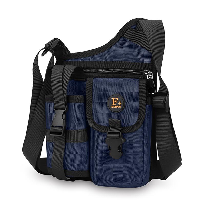 Men's Crossbody Bag Water Cup Bag Outdoor Travel Cycling Bag Water-Repellent Shoulder Bag