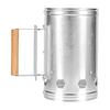 Charcoal Chimneys Starter Extra Large Capacity Small Chimneys with Wooden Handle for Charcoal Grill And BBQ