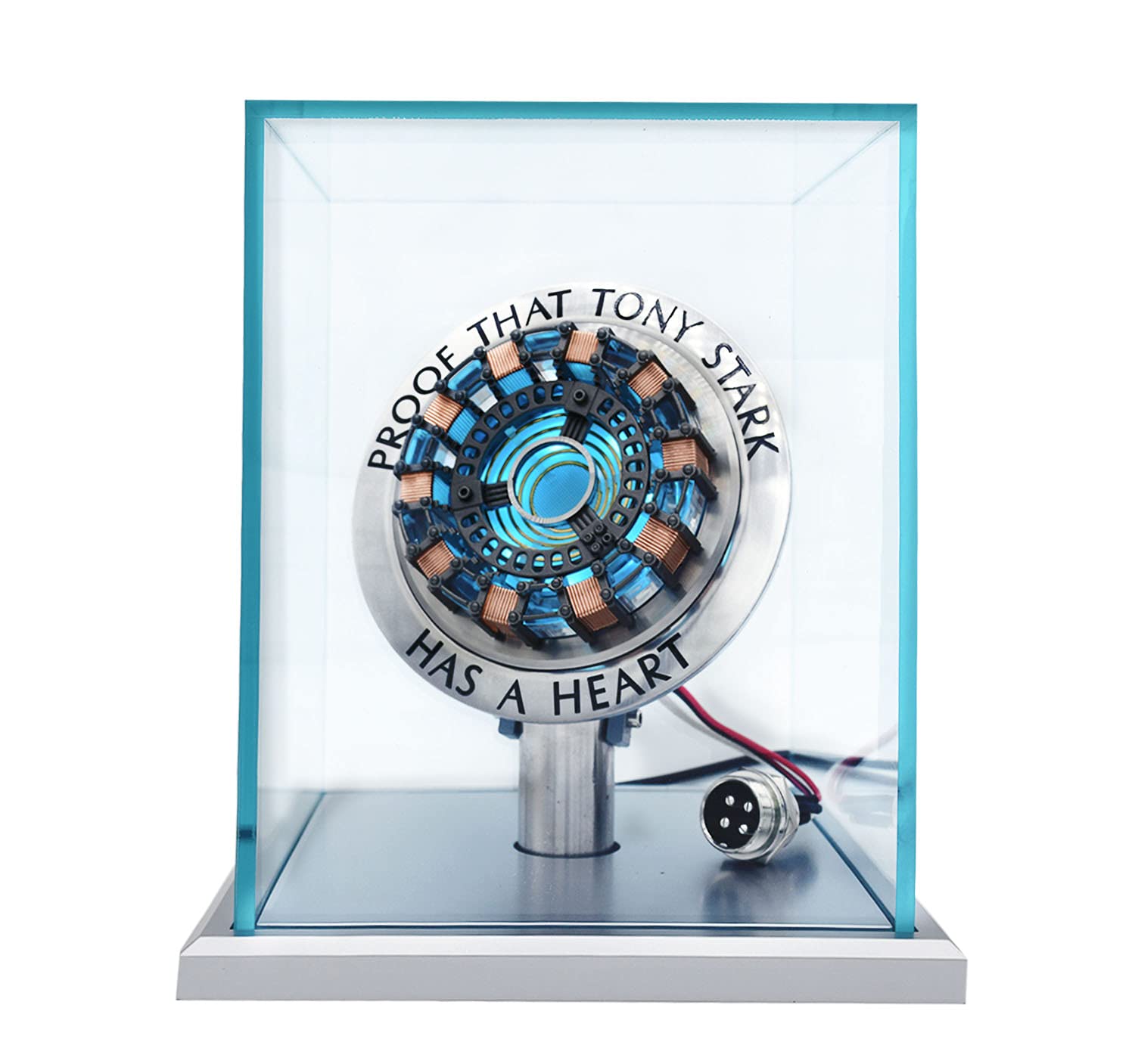 

Новая версия Реактор Дуги Железного Человека со светодиодом Сердце Тони Старка Сенсорное управление Без пульта дистанционного управления Полностью простой USB-интерфейс Дисплей 11 MK1, Свет, Чувствительный,