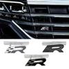 Metall 3D R Frontgrill Aufkleber Auto Heckklappe Karosserie Emblem Abzeichen für SEAT Leon Ibiza 300 6J 6L Alhambra Exeo Altea Ateca cupra