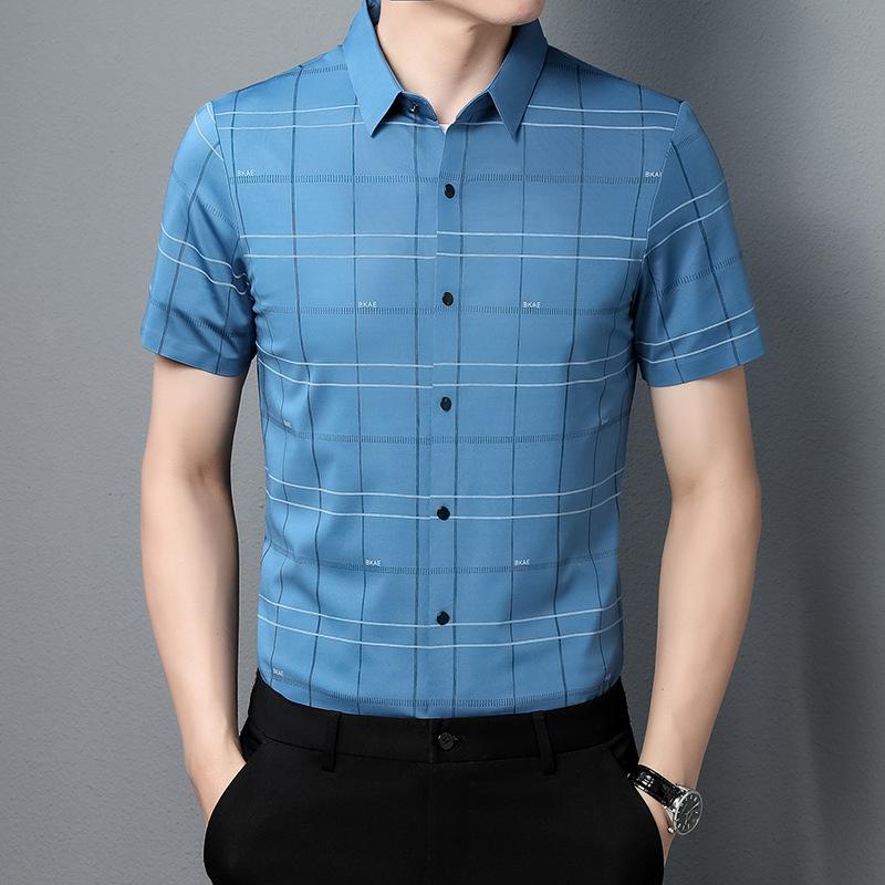 Новая летняя мужская рубашка с короткими рукавами — фото 2