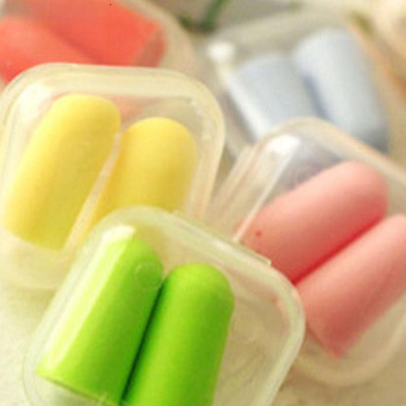 Individually Packaged Disposable Soundproof Sponge Earplugs for Sleep