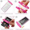 Universal Waterproof Pouch - E.F.CONNECTION - for Smartphone iPhone Xiaomi Redmi Samsung OPPO Huawei - Black