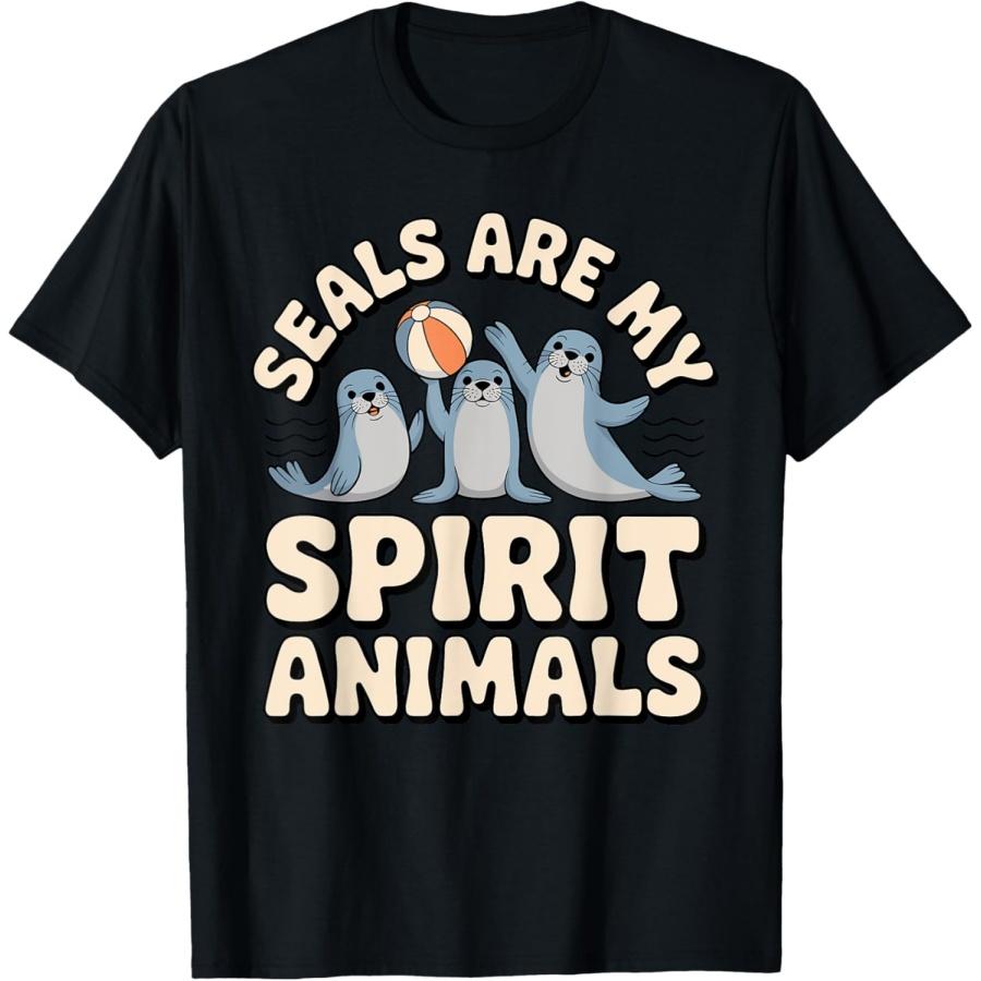 Забавный костюм тюленя для мужчин женщин детей футболка для любителей морских львов и тюленей(2) XXXXXL чёрный