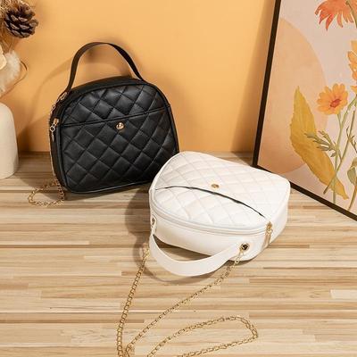 Borsa a tracolla ricamata moda quotidiana versatile borsa a spalla borsa a conchiglia
