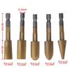 5Pcs Hex Shank Rotary File Set Double Cut 1/4 inch Shank Cutting Burrs High Speed Steel Metal Grinder Drill Bit