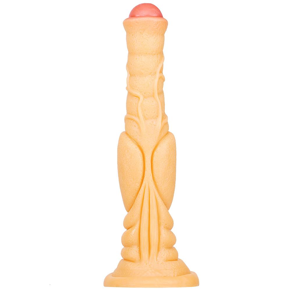 Eggless Horse Cock Large Simulation Transparent Dildo Big Mac Female with Silicone Dildo Sexy Special-shaped Horse Whip