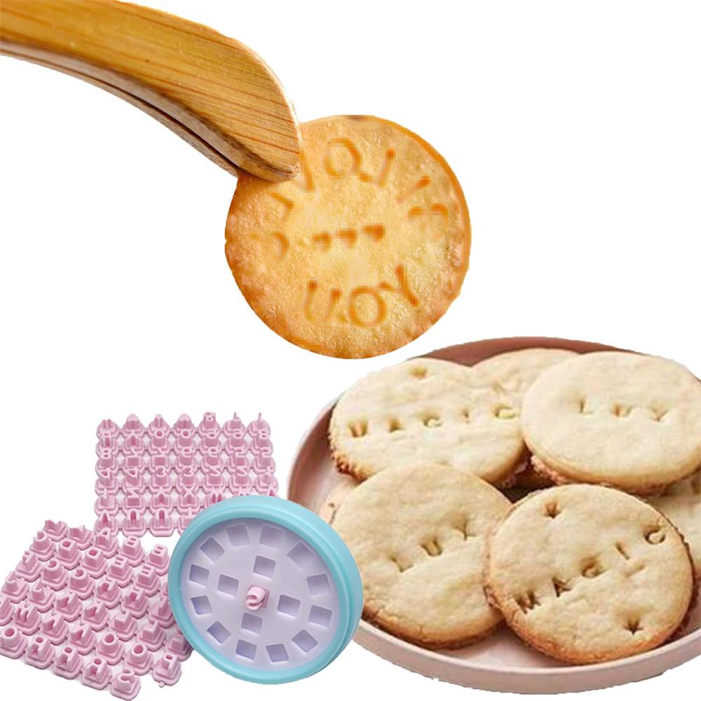 1 conjunto de molde de letras e números para biscoitos, relevo, molde para carimbo de fondant, faça você mesmo, cortador de biscoitos de natal, ferramenta de cozimento
