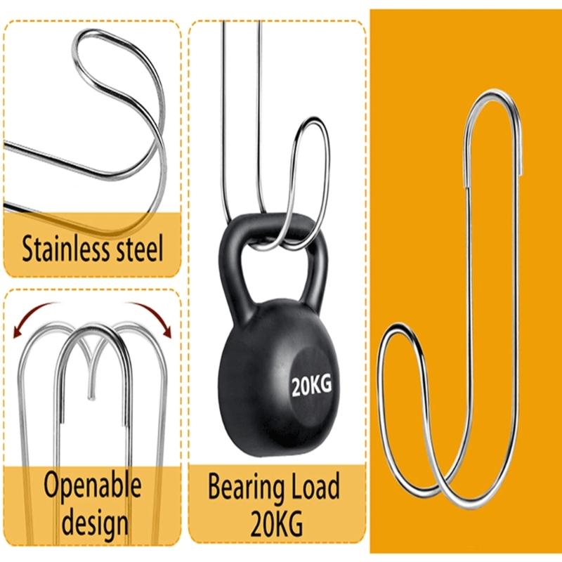 2PCS Flexible Garden Hose Storage Hook Weatherproof 304 Stainless Steel Water Pipe Hangers Outdoor Equipment Organizers