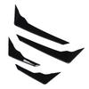 1 P  Front Bumper Side Spoiler Aerodynamic Left Right Front Bumper Side   Vent Trim Fin Decor Replacement For FY   2021-2024